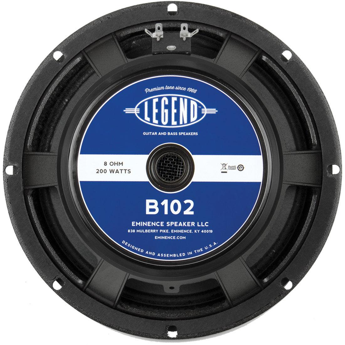 Eminence Legend B102 10" Bass Guitar Speaker 200W 8 Ohm